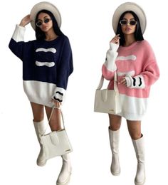 24ss High quality new Women's Sweaters Fashion Long Sleeve Knitwear Women designer 886