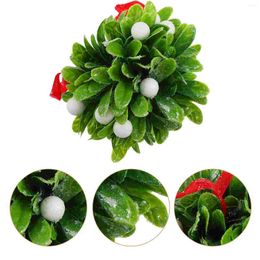 Decorative Flowers Christmas Home Decor Mistletoe Bulbs Indoor Simulation Plant Plants Ball Wall-mounted Props