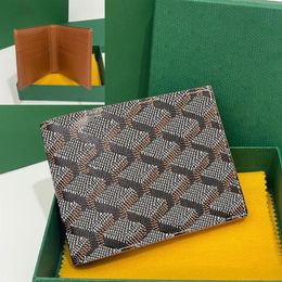 The New girls wallet coin purse card holder with box Luxury fashion classic Genuine Leather cardholde passport holders mens design286P