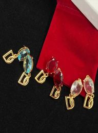 Designer Diamond Earrings Stud For Womens Gold Earring Fashion Golden Earrings Jewellery Mens Luxurys Hoop Earring Letters Charm 2214965945
