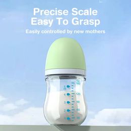 90/160ML Glass Anti-flatulence Feeding Bottle Infant Food Grade Wide-caliber Nursing Bottle BPA free for 0-3 Month 231222