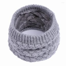 Bandanas Outdoor Shawl Winter Warm Brushed Knit Neck Warmer Circle Go Out Wrap Cowl Loop Snood Ski Climbing Scarf