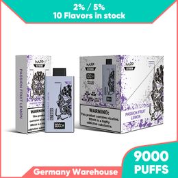 Happ Bar 9000 Puffs Vape Disposable E Cigarettes 9k 10k 12k puff Vapers elf box rechargeable vapes 2mg 5mg E-Liquid Carts Prefillrd einweg vaper with mesh coil