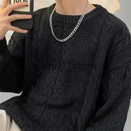 Men's Sweaters Knitwear Wool Knitted Sweater Men O Neck Knitted Long Sleeve Mens Oversized Pullover Basic Solid Colour Casual Fashion Men's Tops J231225