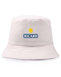 Berets 1pc Ricard Bucket Hats Women Man Classic Cotton Summer Fisherman Caps Teen Outdoor Sport Fishing Hat Girl Boy Bob Panama1090096