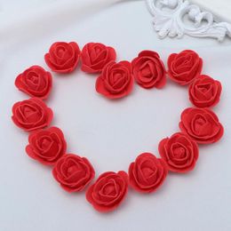 Decorative Flowers Simulation Rose Head Craft Making For Wedding Small Crafts Foams Artificial