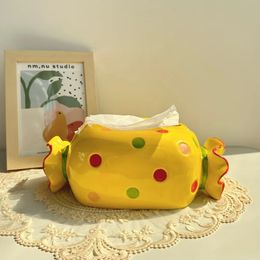 INS Style Creative Tissue Box Household Bedroom Living Room End Table Cute Candy Paper ction Ceramic Crafts Ornaments 231225