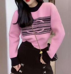 Womens Brands Designers Sweater Pink Letters Pullover Men S Hoodie Long Sleeve Sweatshirt Embroidery Knitwear Winter Clothes 666