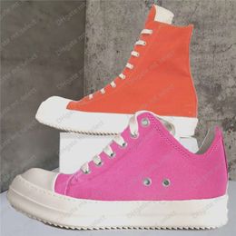 Big Size Women Orange Canvas Boots Good Quality Comfortable Modern Fashion Women's Shoes High Top Sneakers For Female