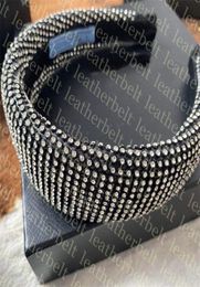 Shiny Diamond Headbands Women Girl Outdoor Hair Hoop Rhinestone Hair High Elastic Travel Hairs Accessories2200744