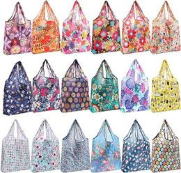 Wholesale 36*58cm Foldable Reusable Shopping Bags Eco-Friendly Bag Machine Washable Bags Waterproof Reusable Grocery Bags