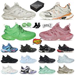 Casual Shoes With Box Sneakers tracks 3.0 Sports balencaigaes shoes Jogging Men Platform Track Beige Designer Women Dark Taupe Black Paris Trainers Multi Colour