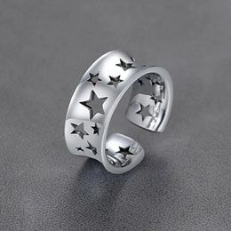 Rings Women Hollow Star Open Ring Cute Stars Finger Rings for Gift Party Fashion Jewelry