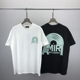 amirir T Shirt Designer amis Clothing Men S Plus Tees & Polos Round Neck Embroidered and Printed Polar Style Summer Wear with Street Pure Cotton Mountain 833