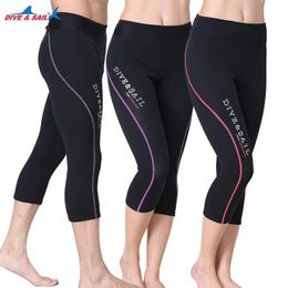 Suits 1.5mm Neoprene Wetsuit Capris Compression Leggings Surfing Swimming Tights Stretchy Scuba Diving Snorkeling Canoe for Women Men