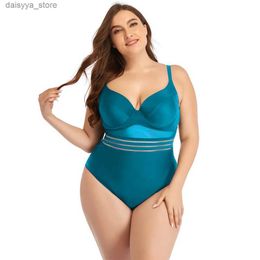 Swim wear 2023 New Large Size Swimsuits For Women One Piece Plus Swimwear Sexy Swim Suit 1 piece 3xl xxl one-piece Bikini Set Bathing SuitL23118