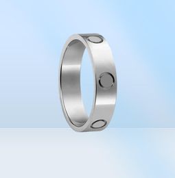 2022 High quality designer Titanium steel ring fashion jewelry man wedding promise rings for woman anniversary gift4590215