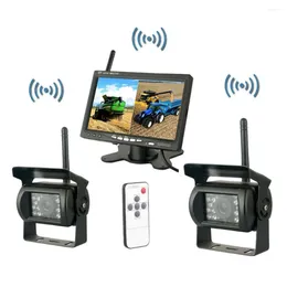 Doorbells Truck Mounted Monitoring Camera Digital Wireless Reverse Image AHD 7-inch Display Two Way Segmentation