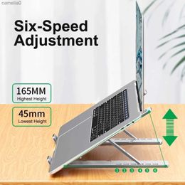 Tablet PC Stands Laptop Stand Holder Tablet Stand For ipad Macbook PC Notebook Computer Aluminium Portable port Desktop Monitor BracketL231225