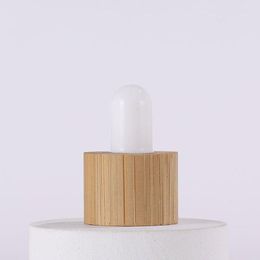5ml 10ml 15ml 20ml 30ml 50ml 100ml Clear Frosted Glass Essential Oil Perfume Bottle E Liquid Reagent Pipette Dropper Bottle with Bamboo Kcrv