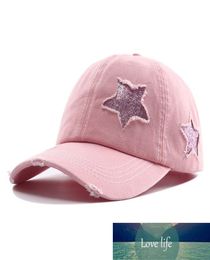 New Designer Women039s Black Blue Pink High Ponytail Baseball Cap Bonnet Femme Messy Bun Pony Tail Bling Hats for Women Bone Fa2103437