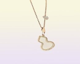 leaf clover necklaces pendants motherofpearl stainless steel plated 18k for womengirl valentines mothers day engagement jewelrygif2273649