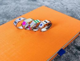 High quality fashion jewelry men039s and women039s dice rings titanium steel festival gifts6022639