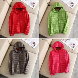 Jackets Women Allseason Ultra Lightweight Packable Down Jacket Water and Windresistant Breathable Coat Big Size Women Puffer Jackets