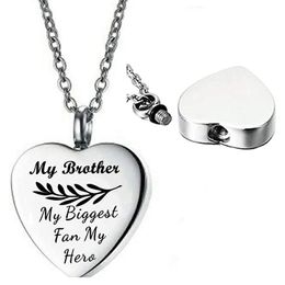 Cremation Pendant Jewelry Urn Necklace with Olive Branch Urns Memorial Keepsake Ashes Holder heart301d