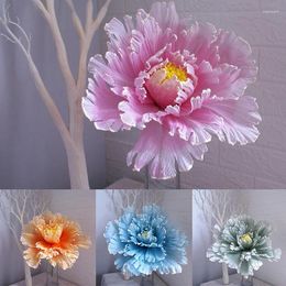 Decorative Flowers 30cm Large Artificial Peony Wedding Party Background Arch Decoration Fake Flower Shopping Window Display Home Decor