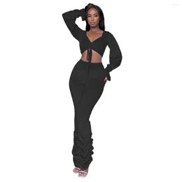 Women's Swimwear 2023 Korean Velvet Flare Sleeve Pleated Pile Pants Sexy Set Women Summer Dress Beach Female Bath Exits Swimsuit Beachwear