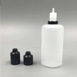 600Pcs Empty Bottles for E-juice E-liquid Plastic Dropper Bottle 100ml PE Needle Oil Bottle With Childproof Tamper Cap Wktkv