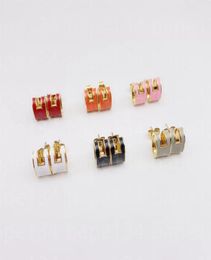 Designer earrings for women jewlery Letter Stud Luxury Classic Brand earring Wedding Party gold Silver Rose gold Gift Jewelry4477087