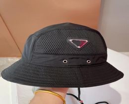 Luxury Net Bucket Hat For Women High Quality 2022 New Designer Ladies Summer Cotton Metal Black Sun Hats New Fisherman Caps Gifts8556117