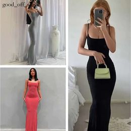 skim Dresses Womens Dreses Woman Skims Suspenders Solid Colour Bodycon Sexy Dress Casual Slim Sling Home Female Skirts Dress 100