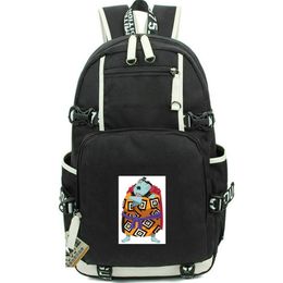 Jinbe backpack One Piece daypack Fish Man school bag Cartoon packsack Print rucksack Casual schoolbag Computer day pack