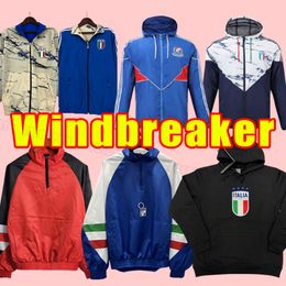 Windbreaker Italia BONUCCI Soccer tracksuits JORGINHO INSIGNE VERRATTI HIESA BARELLA SPINAZZOLA CHIELLINI ItalyS 2023 2024 long sleeve 23 24