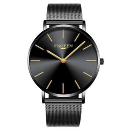 2018 Top Brand Fashion Luxury Ultra Slim Watch Women Clock Steel Mesh Simple Business Woman Watch Quartz Wirstwatch Erkek Saat Wom329T