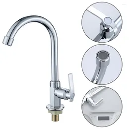 Bathroom Sink Faucets 1PCS Cold Taps Faucet Kitchen Accessories Water Single Lever Hole Tap Renovation For RVs Utility Rooms Outdoor Gardens