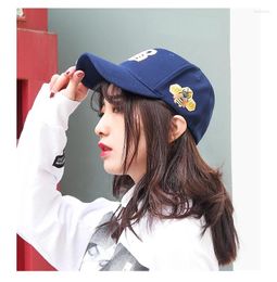 Ball Caps 2023 Fashion Baseball Cap Men's And Women's Unisex Cotton Material Cool Embroidered Bee Logo Adjustable Sun Hat