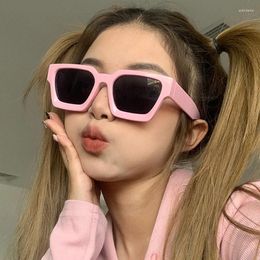 Sunglasses Fashion Trendy Woman Sun Glasses Square Shape Party Outdoor Travelling Women Holiday Vacation Female Sunglass