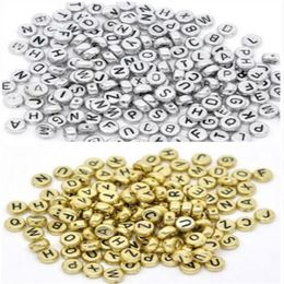 1000PCS lot Mixed Alphabet Letter Acrylic Flat Cube Spacer Beads charms For Jewellery Making 6mm317p