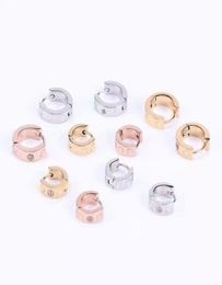 Ear Cuff Vintage brand earrings Fashion high quality Rose gold screw Cshaped earrings for both men nd women4712848
