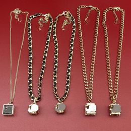 Pendant Necklaces The latest luxury jewelry, fashionable and trendy diamond inlaid letter necklace with multiple options to choose from