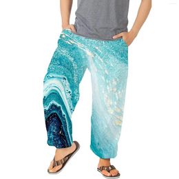 Men's Pants Mens Casual Versatile All Print Loose Fashion Beach Pocket Trousers Stretch Chinos Men