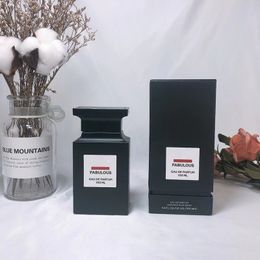 Luxury Neutral Perfume Women Men EDP Spray Cologne FABULOUS 100 ML Brand Natural Long Lasting Pleasant Fragrance Unisex Charming Scent for Gift 3.4 fl.oz