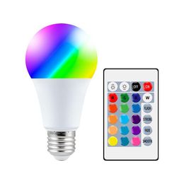 Party Decoration Smart Remote Control Bb Rgbaddw 16 Color-Changing Lights E26 Interior Decoration 9W Live Lighting Atmosphere Flashing Dhuoi