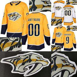 Nashville Predators Hot drilling version jerseys Filip Forsberg Roman Josi Matt Duchene Pekka Rinne Custom any name any number hockey jersey