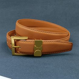 Fashion Genuine Leather Belt For Women 2.8cm Width High Quality Men Designer Belts Ce Buckle Womens Waist Band Cintura Ceintures