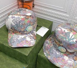 Designer Cotton Baseball Caps Bucket Hats For Women and Men Casual Fitted Cap 2022 Spring Summer New Ladies Animal World Tiger Pri7037267